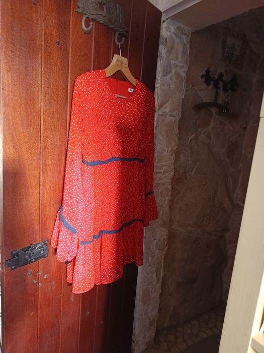 Elegante vestido"Tiempo de Costura"Made Spain.