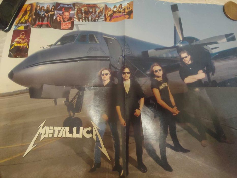 Плакаты,постеры рок металлика,аеросмит и т.д.