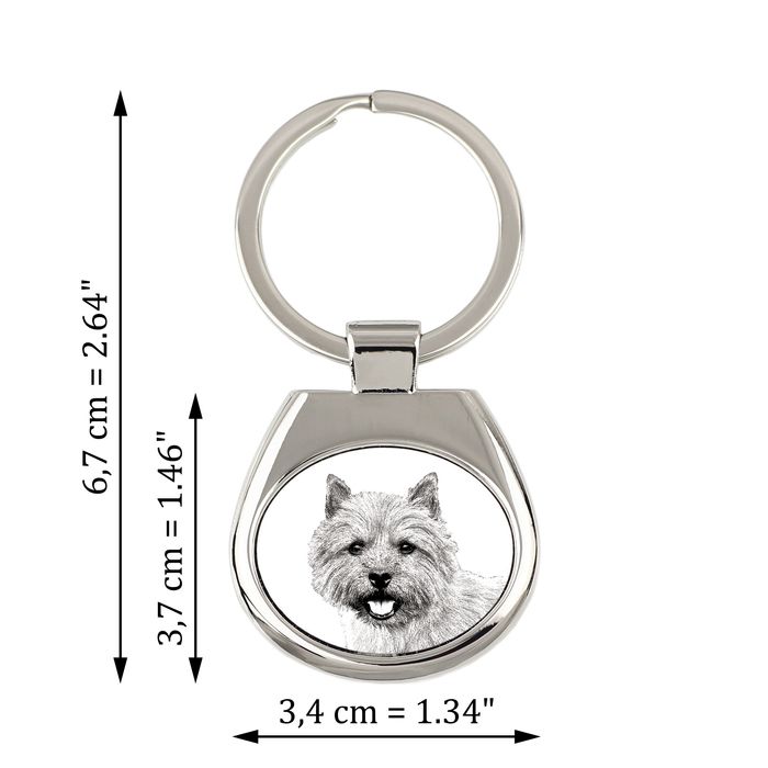 Norwich Terrier brelok ze zdjęciem psa Art-Dog