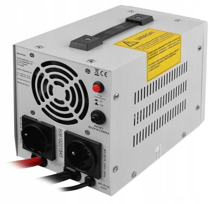 Гібридний ДБЖ/інвертор Volt Polska SINUS PRO 800 E 12/230V 500/800W
