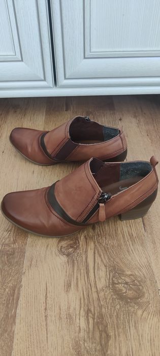 Botki skórzane damskie Jana rozm 39