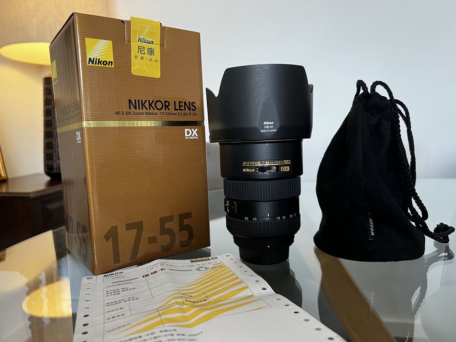 Nikon AF-S DX 17-55mm f/2.8G IF-ED — Como nova