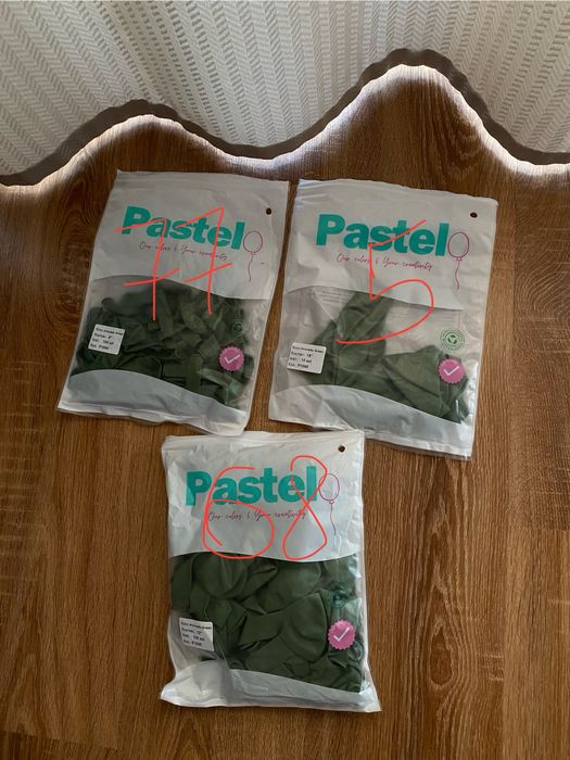 Balony avocado dreen