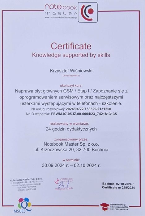 Naprawa i Serwis telefonów, tabletów, laptopów, konsol i nawigacji