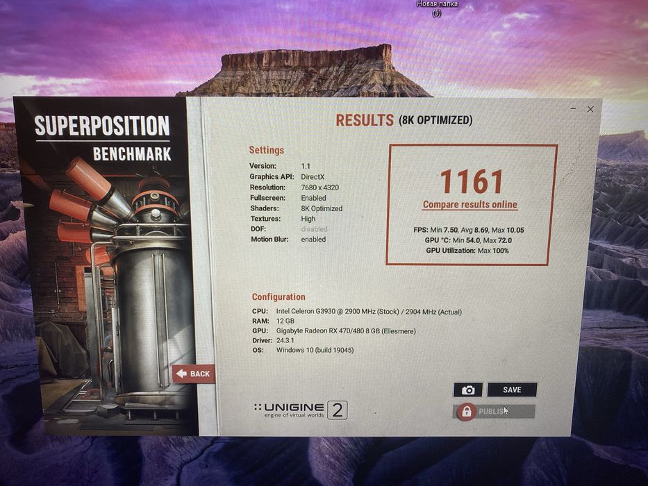 Відеокарта Gigabyte RX 570 8gb OC з коробкою!