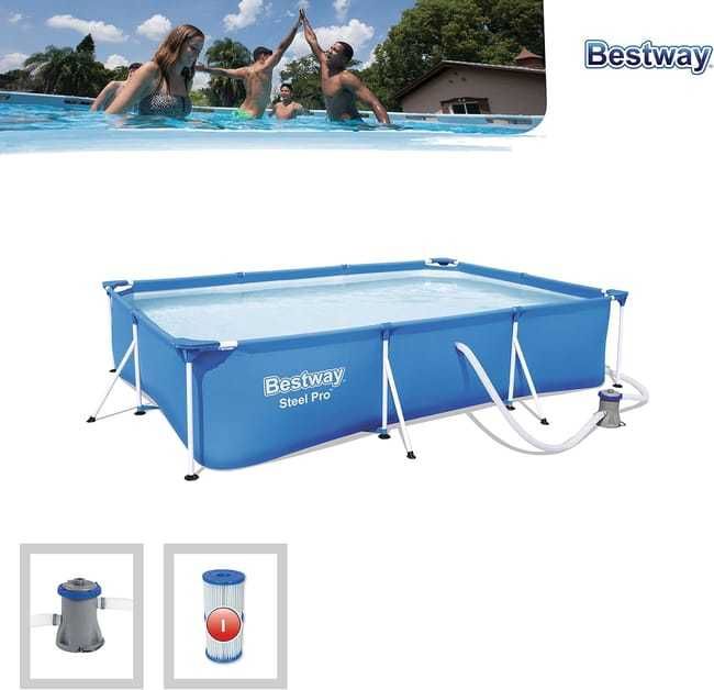 Piscina desmontável retangular - Bestway 56411