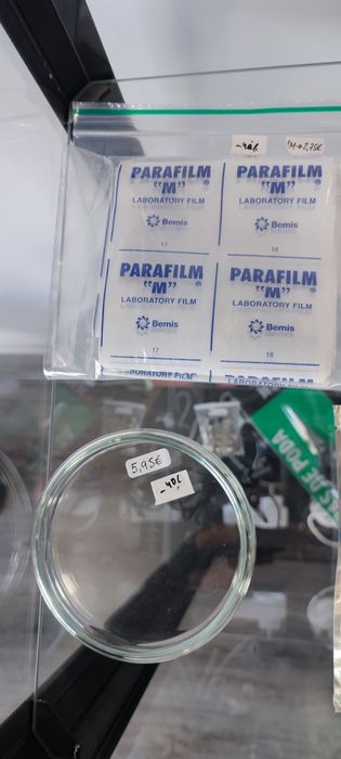 Conjunto 4 Placas Petri + 2 Metros Parafilm