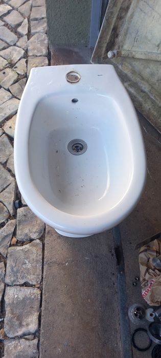 Bide de wc como novo com torneira misturadora