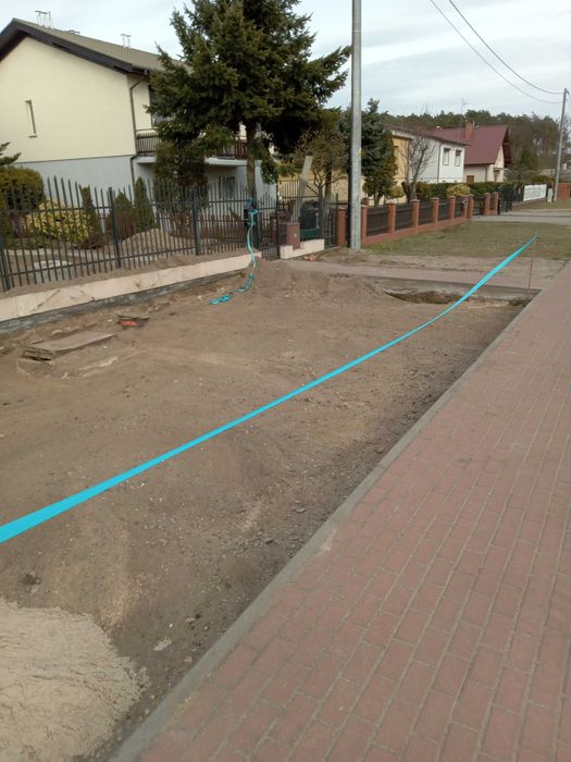 Usługi minikoparką