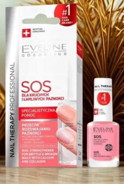 Eveline Nail Therapy odżywka, lakier dla kruchych i łamliwych paznokci