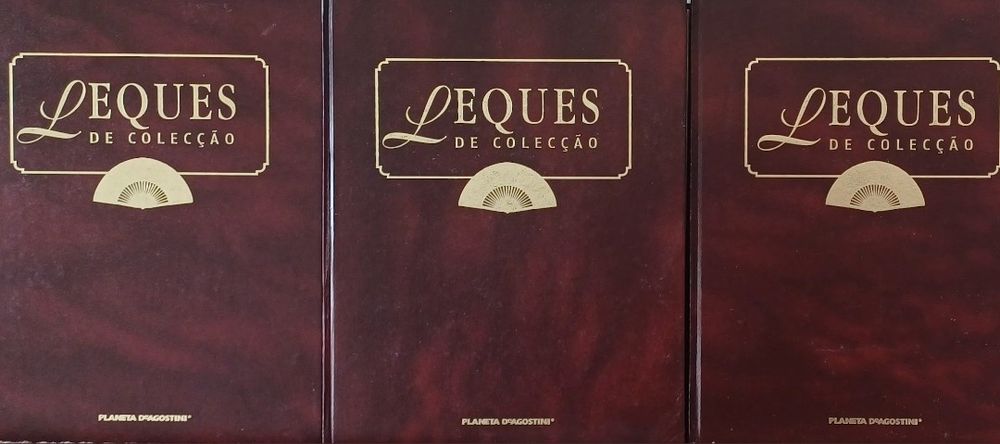 Leques de Coleção 3 Excelentes Publicações em excelente estado