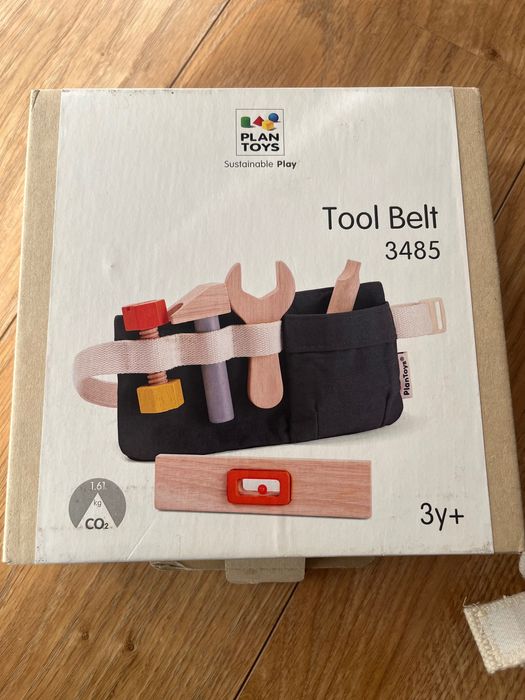 Cinto de ferramentas em madeira Plan Toys