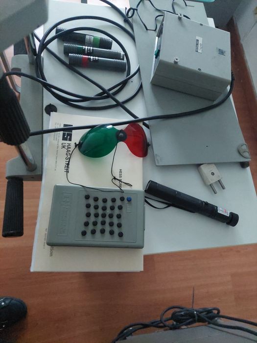 TesCortina de Hess.Teste de observação oftalmologico