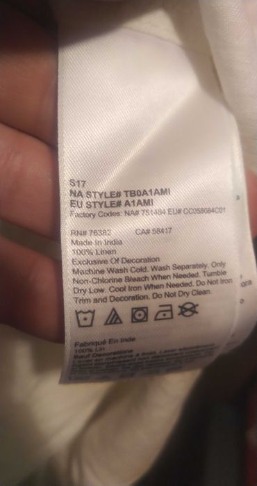 Timberland р.50-52(M) из льна летняя рубашка мужская