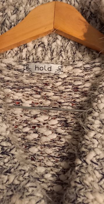 Casaco de malha grossa mesclado