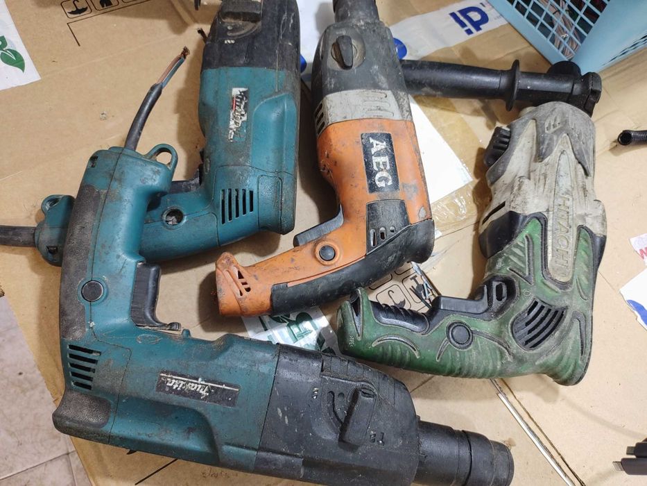 Tornas Martelo Ligeiro SDS AEG Hitachi KOKI  ( Peças ou Recuperar )