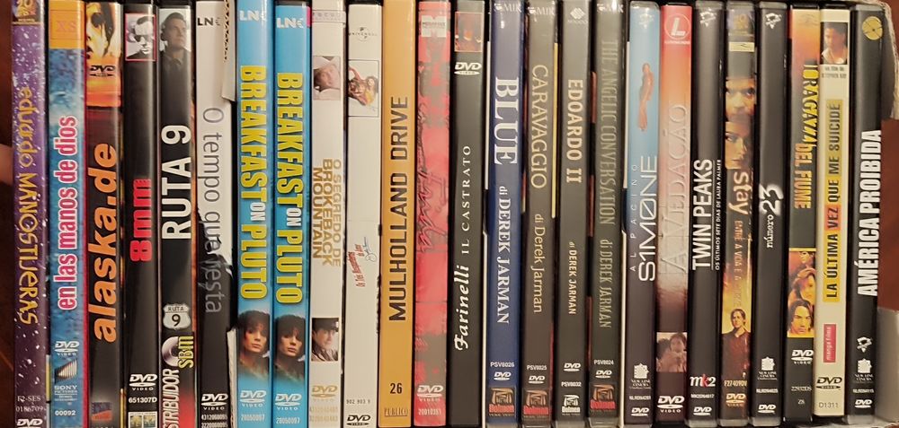 DVD's diversos (preço de cada)