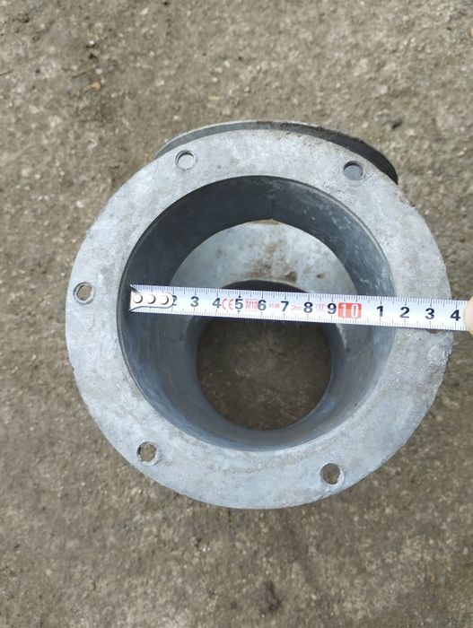 Trojnik stalowy ocynkowany 120mm