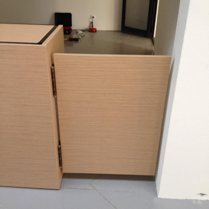 Balcão Recepção curvo reto várias cores e medidas material qualidade