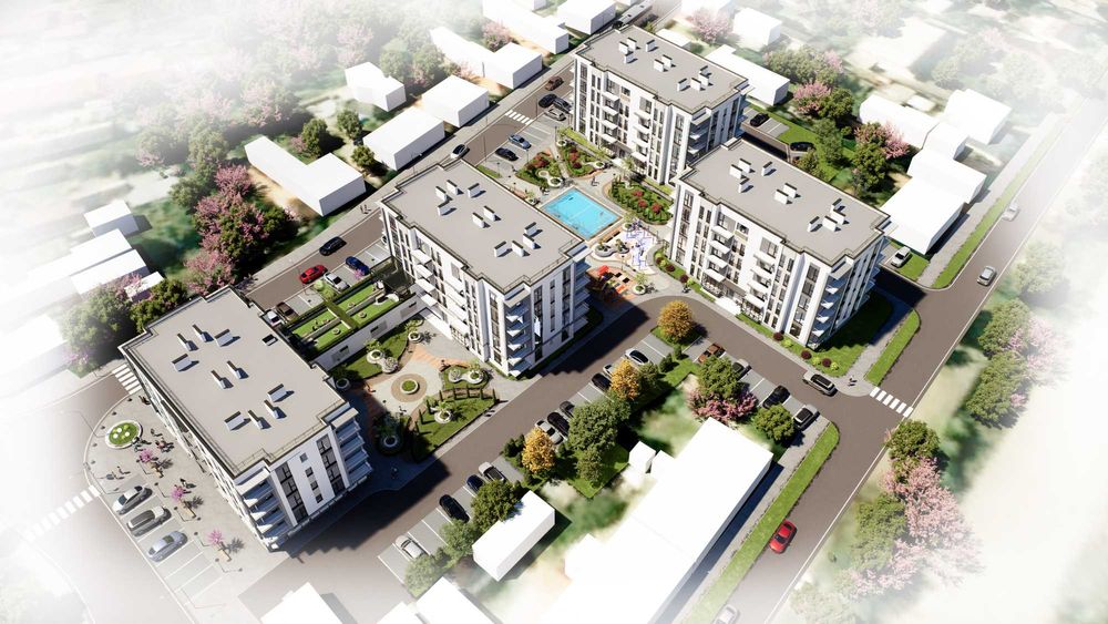 Однокімнатна квартира 46.14 м2 з балконом в новобудові жк "MISTO"