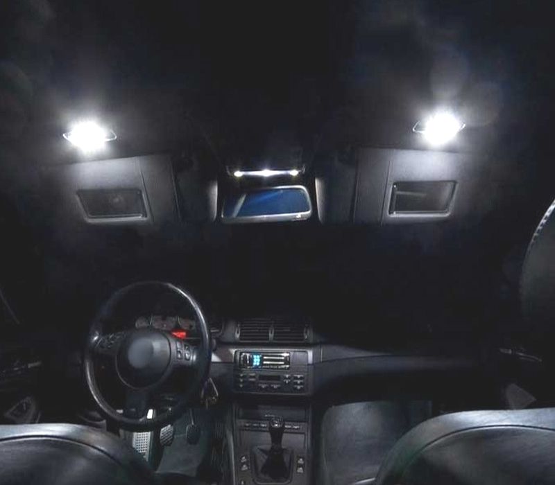 KIT COMPLETO 18 LAMPADAS LED INTERIOR BMW E46 M3 318I 318TI 323I 323IS 325I 325XI 328I 330I 330XI 325CI 323CI 328CI 330C