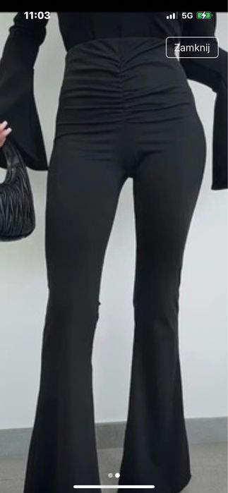 Spodnie elastyczne dzwony modelujace r.L