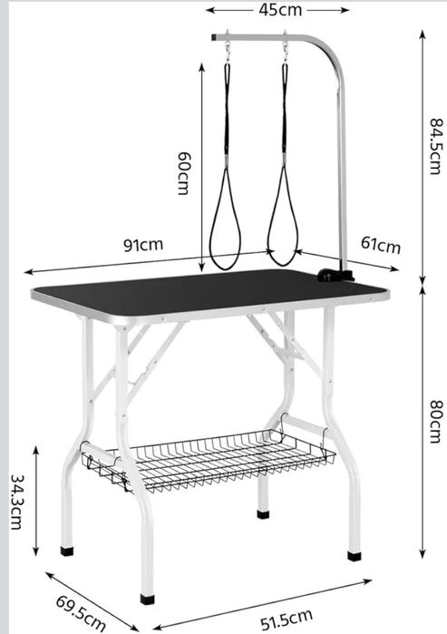 Mesa para tosquia/grooming