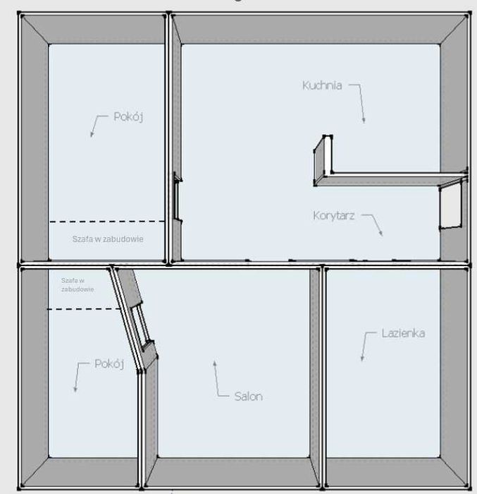 Mieszkanie os. Strzemięcin 72m2