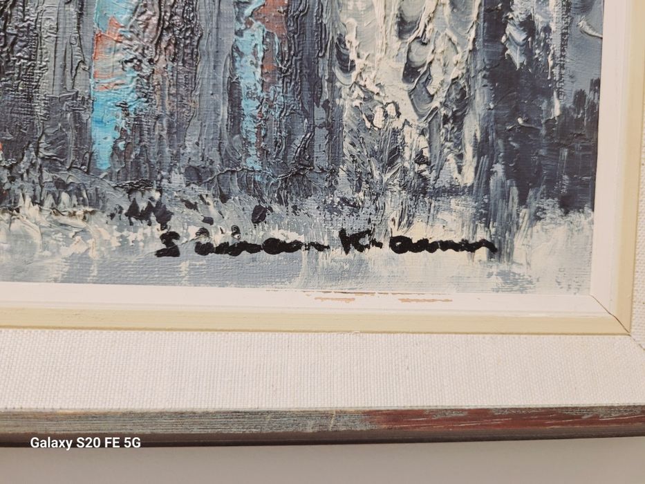 Obraz Olejny Paryż Notre Dame – Simon Kramer (54x46 cm)