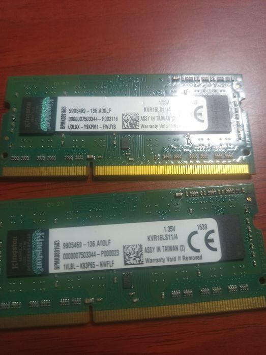 Оперативная память для ноутбука Kingston 4 г