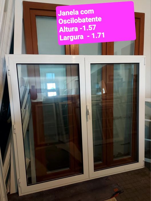 Janela aluminio vidro Duplo