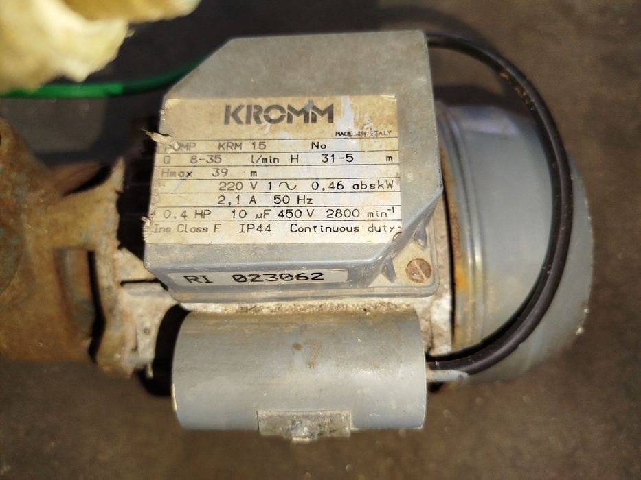 Bomba aceleração Kromm