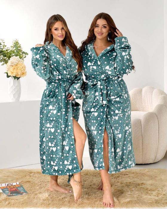 Халат теплий махровий