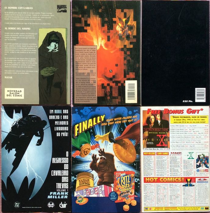 Wolverine, Lobo, X-Files, Fantastic 4