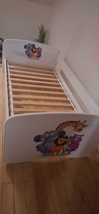 Łóżko DZIECIĘCE, białe 160x80 cm