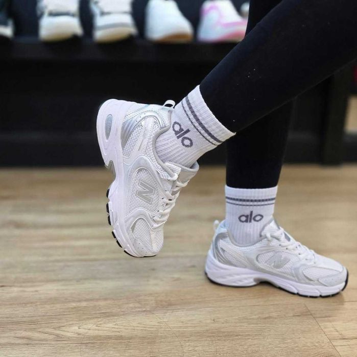 Кроссовки New Balance 530 White Silver/Кросівки NB /Жіночі Нью Беланс