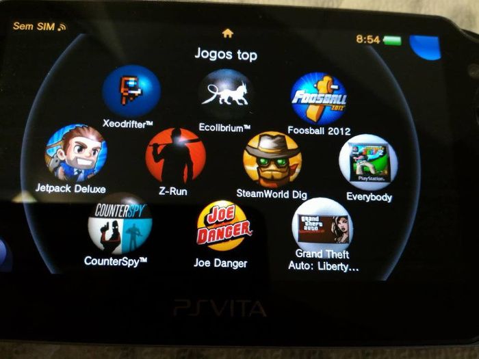 consola PS VITA 3G + 24 jogos Nova