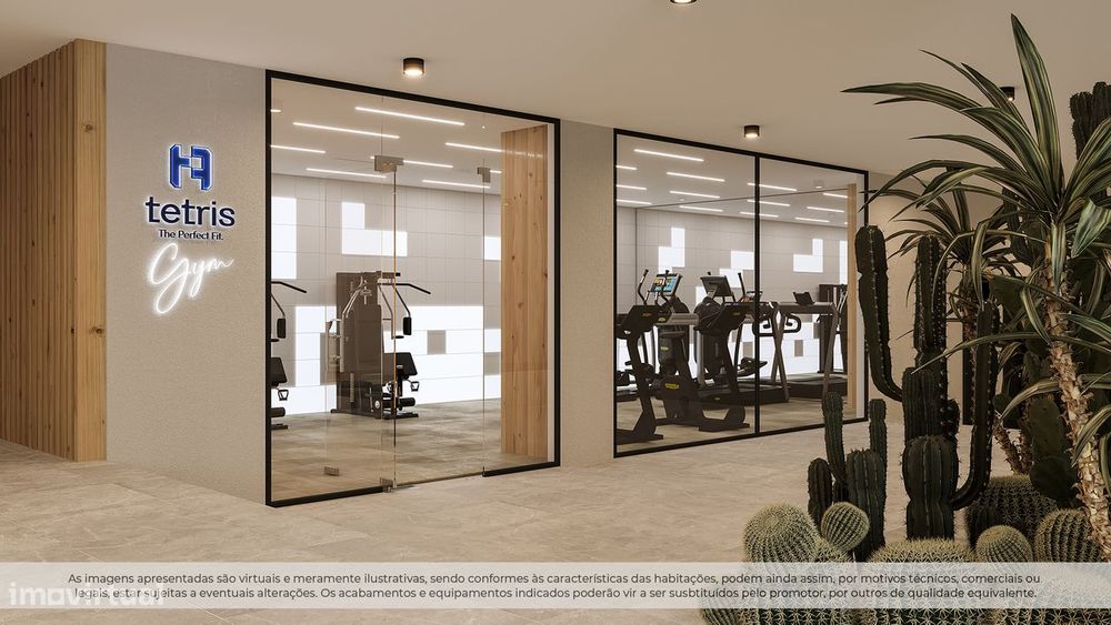 T0 novo com gym e garagem em Vila Nova de Gaia