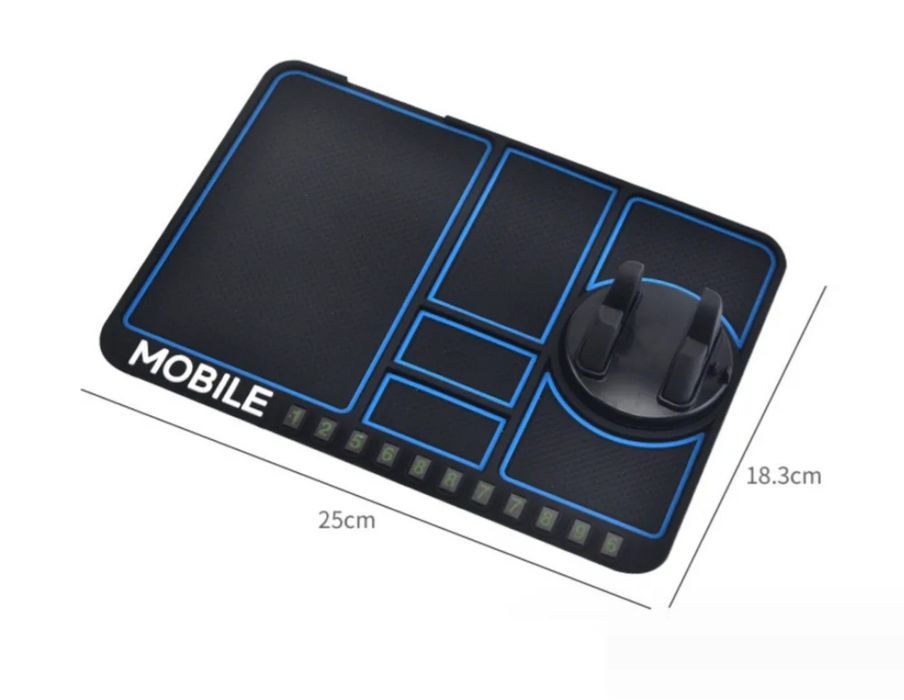 Противоскользящий антискользящий коврик с подставкой для телефону