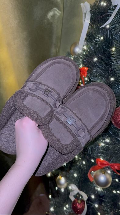 Жіночі утепленні уггі-лофер