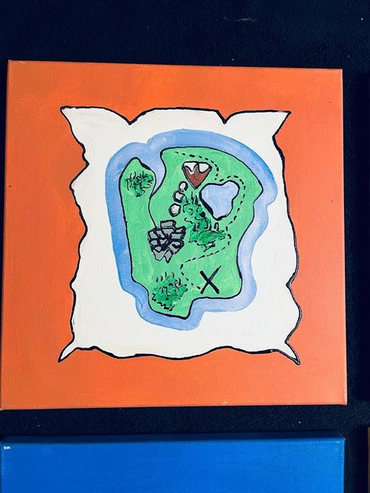 Obrazki Piraci do pokoju chłopca 6 sztuk