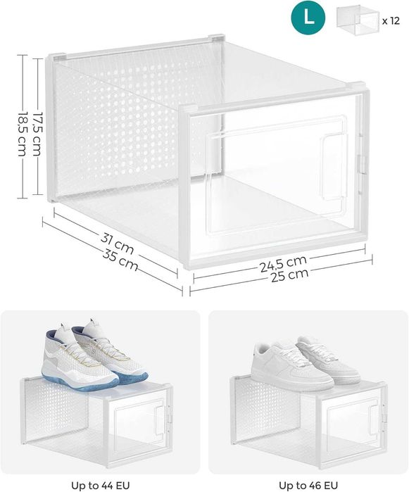 Nowe pudełka na buty / pudełko / pojemnik / organizer / 12szt !9903!