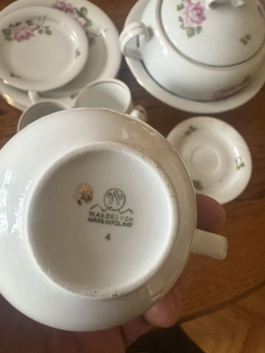 Zestaw porcelanowy PRL Wałbrzych