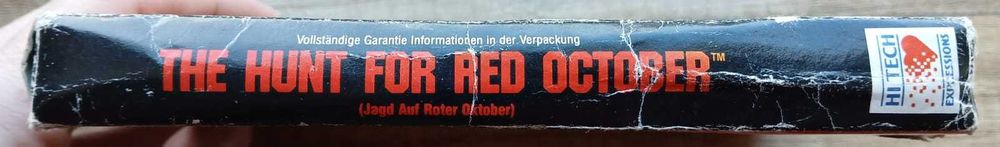 Hunt For The Red October BOX NES Nintendo PAL B prezent