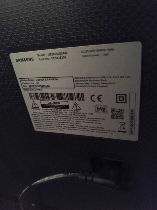 Sprzedaż telewizora Samsung