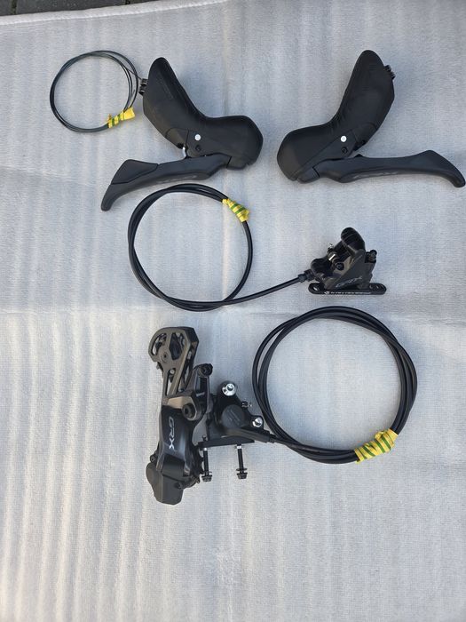 Klamkomanetki Shimano GRX 12s + przerzutka