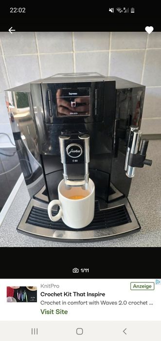 Ekspres do kawy jura e80