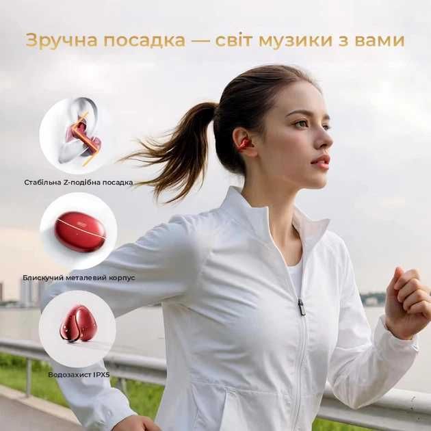 Бездротові Bluetooth TWS навушники QCY Crossky C30s