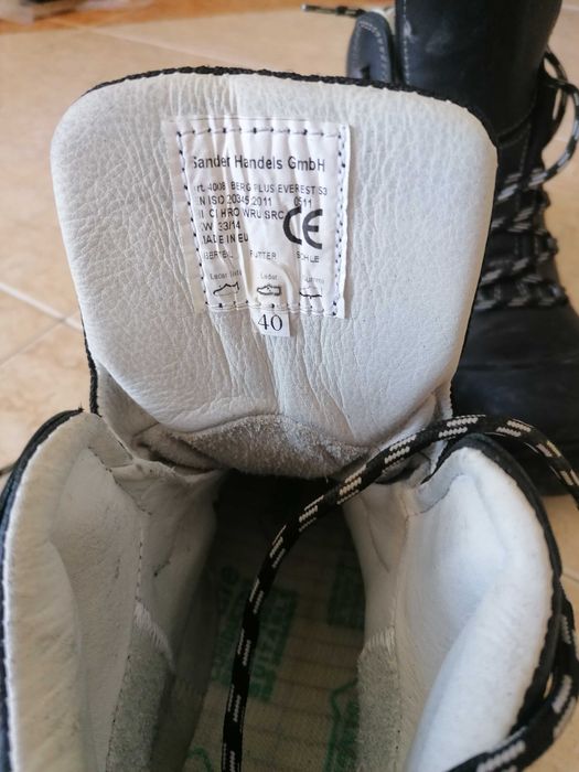 Botas de Segurança Sander Handles GmbH T40 | Topo de Gama | Como Novas