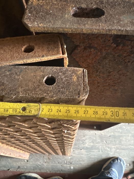 Schody stopnie wema metalowe pelne 80cm 16szt